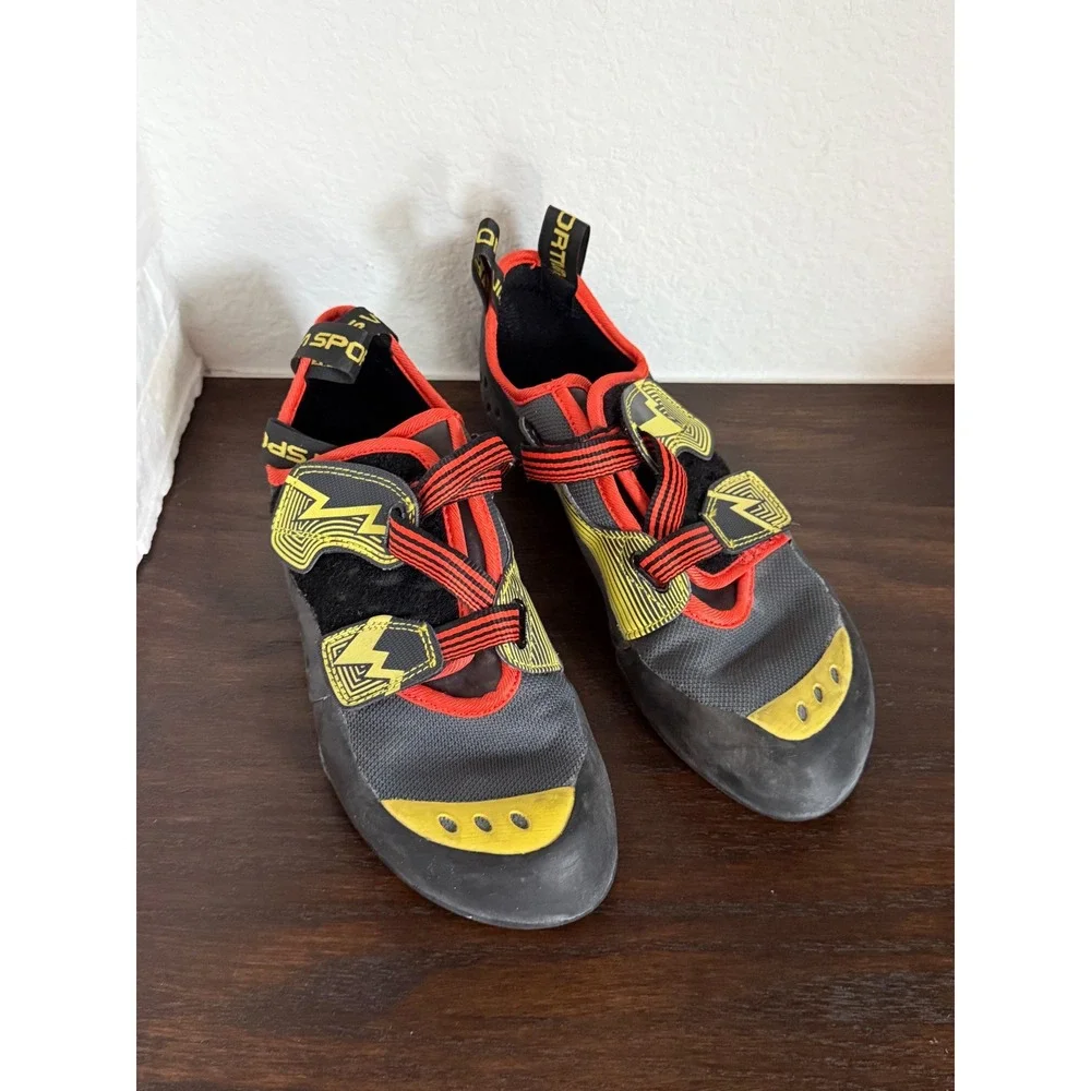 La Sportiva OxyGym Climbing Shoes Carbon Flame EUR 45 US Men 11.5